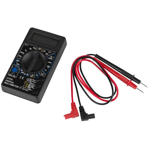 Main product image for DT-832 3-1/2 Digit 19 Range Digital Multimeter with 390-500